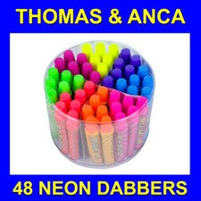 Bingo Dabbers Markers Dauber for Bingo Tickets 15ml Fluorescent Ink Slimline 48