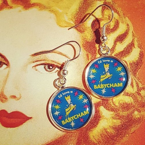 Unique babycham earrings - unique,