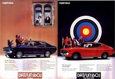 Two 1973 DATSUN 160J HARDTOP