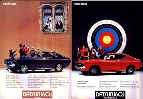 Two 1973 datsun 160j - datsun,