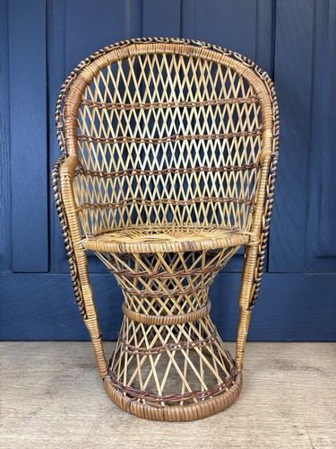 Mini peacock chair wicker - mini, for
