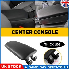 For Audi A4 B6 B7 2002-2008 Leather Armrest Center Box Console Lid Cover Black