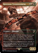 MTG Ravenous Tyrannosaurus (Borderless) - 18 / English / Near Mint