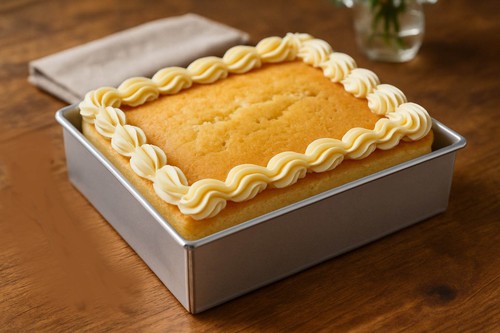 Single rectangle cake tin - single,