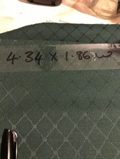 4..34mx1.86m w of jade/teal diamond damask sanderson upholstery Fabric