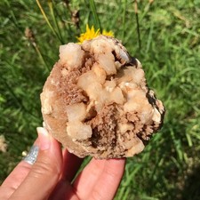 Zeolite Cluster Crystal Stilbite Natural Specimen