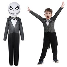2025 Jack Skellington cosplay Kids Boys Party COSPLAY Costume cosplay Christmas