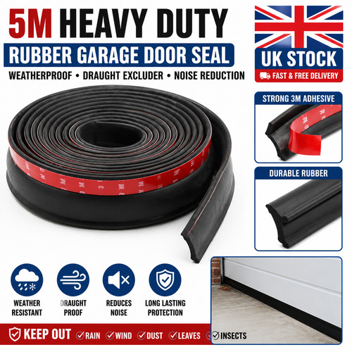 Rubber garage door - rubber, seal