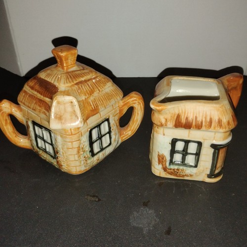 Vtg cottage ware sugar - cottage,