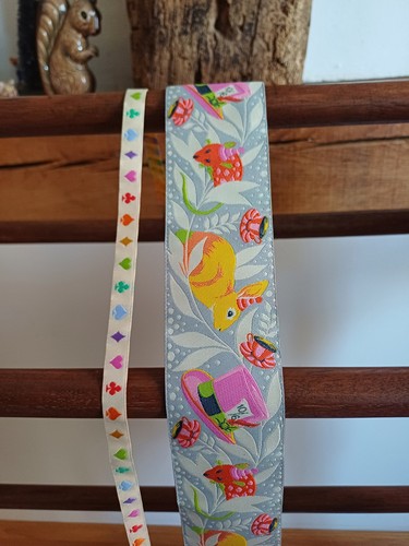Tula pink ribbons madhatter - pink,