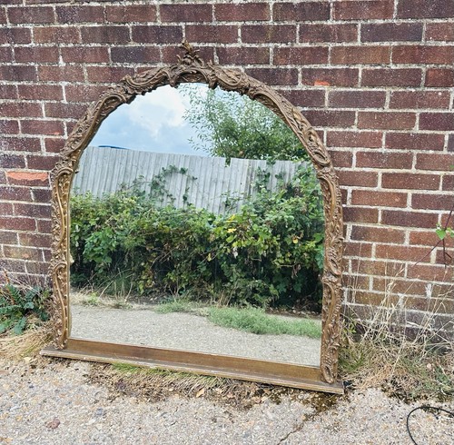 Large vintage ornate carved - ornate,