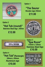 Sauna Room Signs