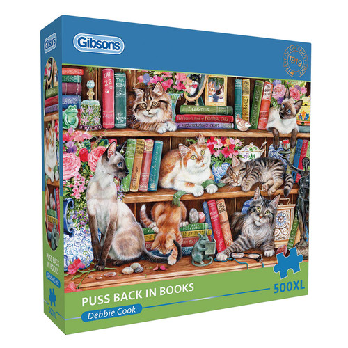 Gibsons puss back books - back,
