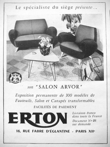 Advertisement erton the - the, seat