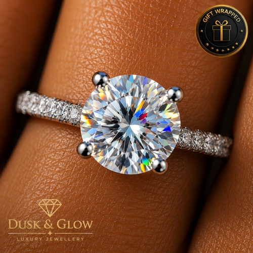 2ct moissanite solitaire - moissanite,