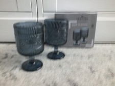 Crofton Blue Glass Wine