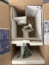 lladro figurines collectibles retired cricket player mint condition