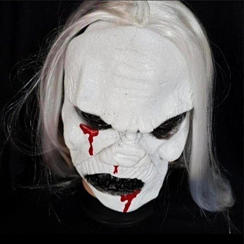 White zombie full face - white,