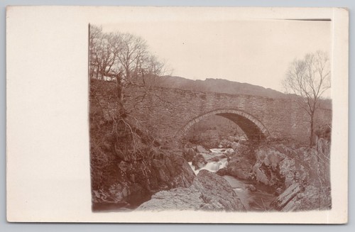 Stone arch bridge - arch, stream