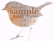 word art personalised gift