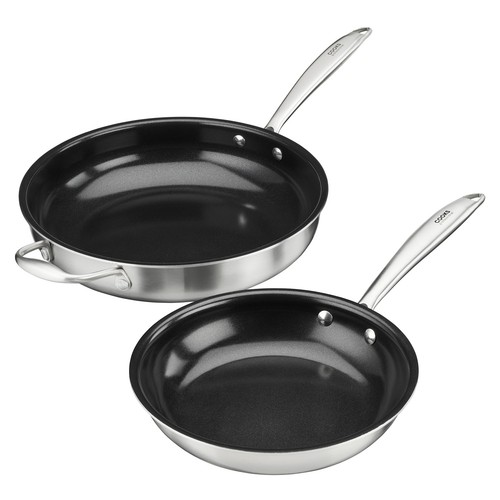 Set triply frying - of, pans