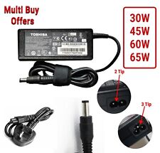 GENUINE TOSHIBA Genuine Toshiba Laptop Charger 30W 45W 60W 65W  with Power Lead