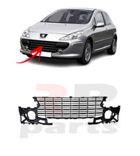 FOR PEUGEOT 307 2005-2007 NEW FRONT BUMPER UPPER CENTER GRILLE 7414NW