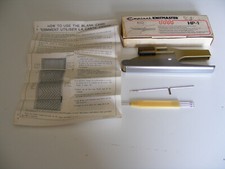 Empisal Knitmaster Hand Punch HP-1 for Knitting Machine Punch Card Boxed + Extra