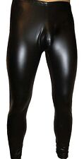 MENS BLACK WET LOOK RUBBER