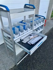 Globelyst Sortimo Van Racking with Drawers and Worksurface