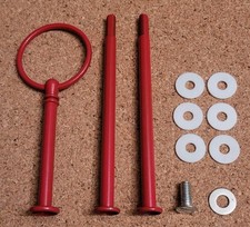 Red Circle 3 Tier Cake Stand