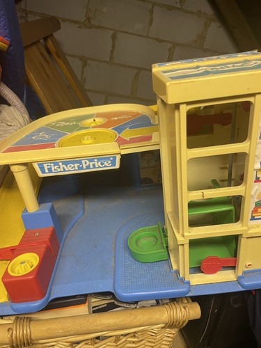 Vintage fisher price garage - vintage,