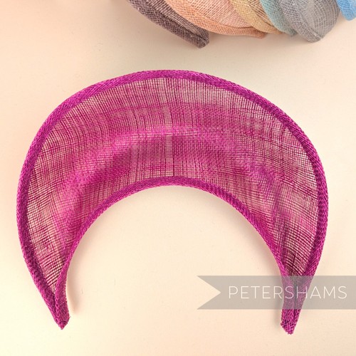 Halo crown sinamay fascinator - halo,