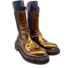 Marsèll Men's Zuccone Metallic  Mid High Chelsea Boot Size 46/ US 13
