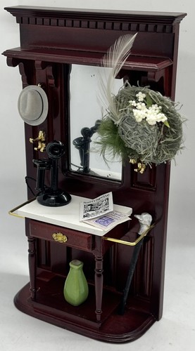 Dolls house mirrored hall - house,