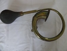 Large Brass Car Horn with