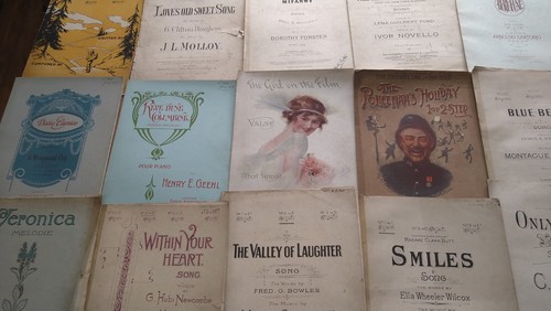 Collection antique sheet - of,