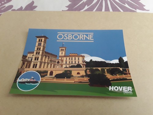 Postcard hovercraft isle - postcard, of