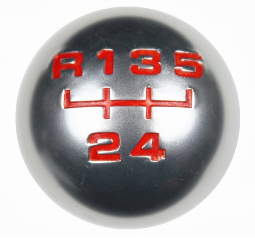 Chrome round ball gear shift - round,