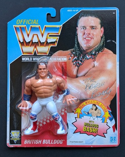 Wwf hasbro moc british bulldog - hasbro,