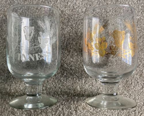 Guinness half pint stem - half,