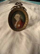 Miniature Watercolour Portrait of Louis XVI - Circa 1800's