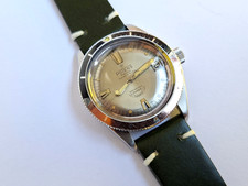 Vintage POTENS PRIMA SUPER SQUALE, 30 ATM AUTOMATIC DIVER SWISS Made 1960s, rare