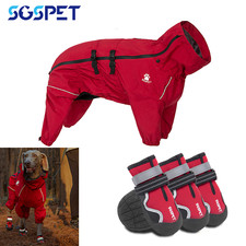 SGSPET Waterproof Dog Raincoat