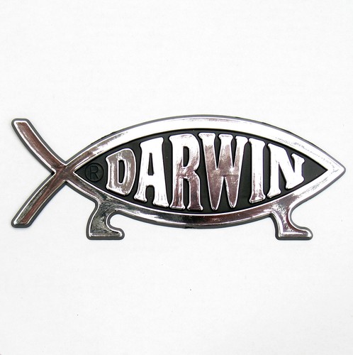 Darwin fish car - darwin, legs)