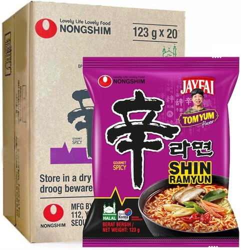 Nongshim shin ramyun tom - -, yum