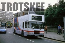 35mm Slide Dublin Bus Double