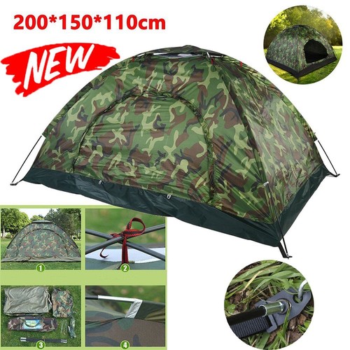 Two person camouflage camping - two,