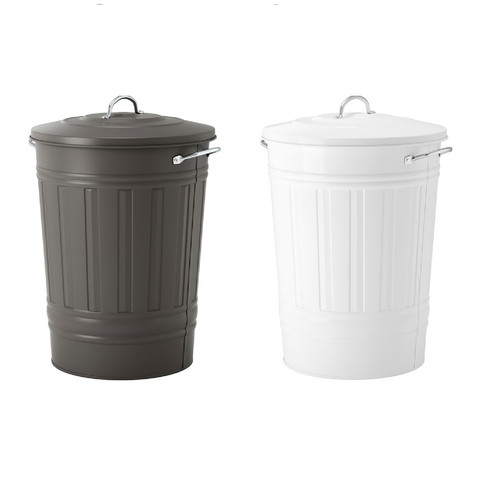 40l large metal garden bin - 40l,