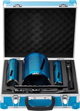 OX Spectrum Trade 3 Piece Diamond Core Drill Bit & Accessories Set, XL3